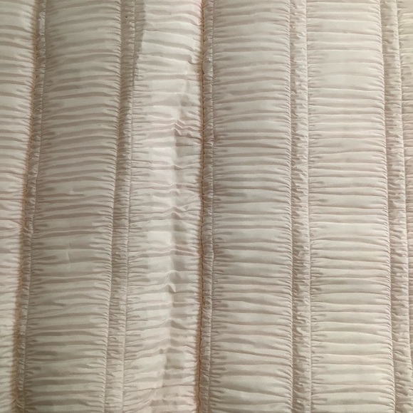 VINTAGE Pink Baby Crib Quilt Blanket - Picture 9 of 12